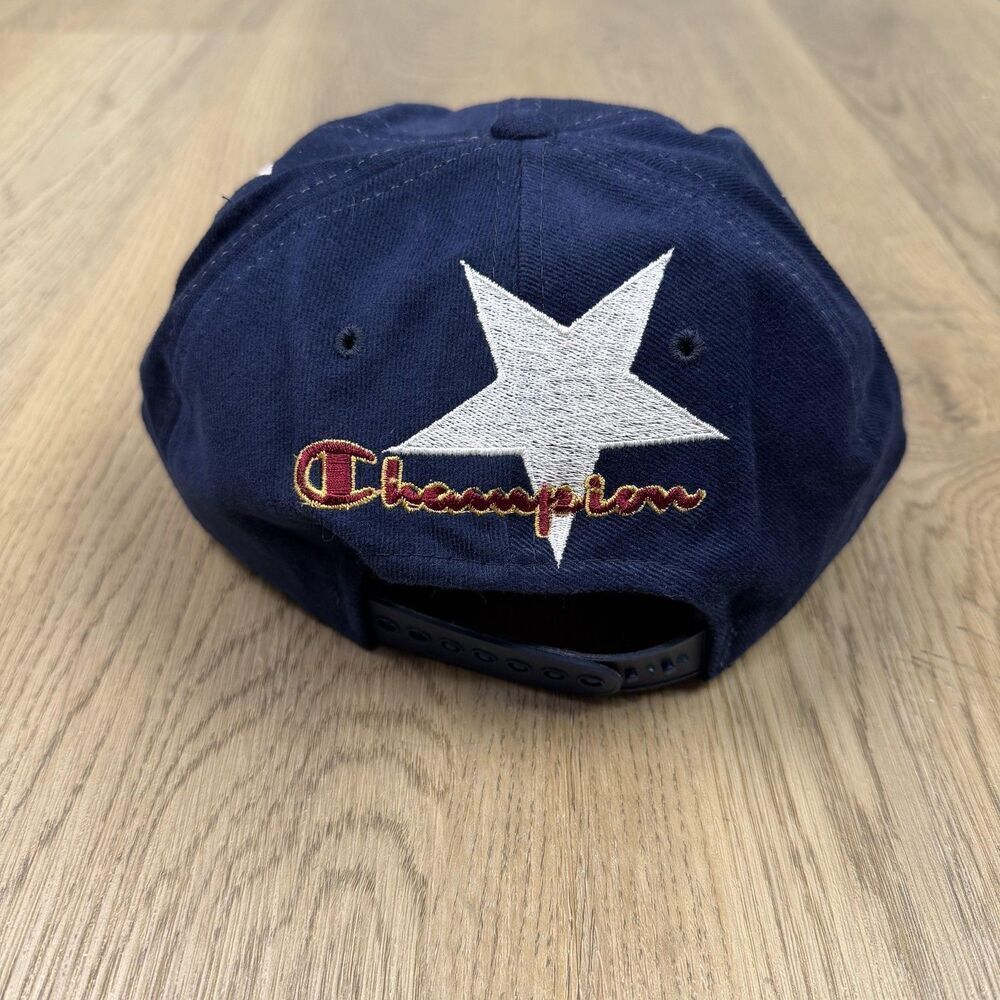 Vintage Team USA Hat Cap Snap Back Mens One Size Blue Red Champion Olympic - Picture 4 of 7
